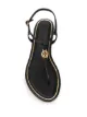 Tory Burch logo medallion strappy sandals