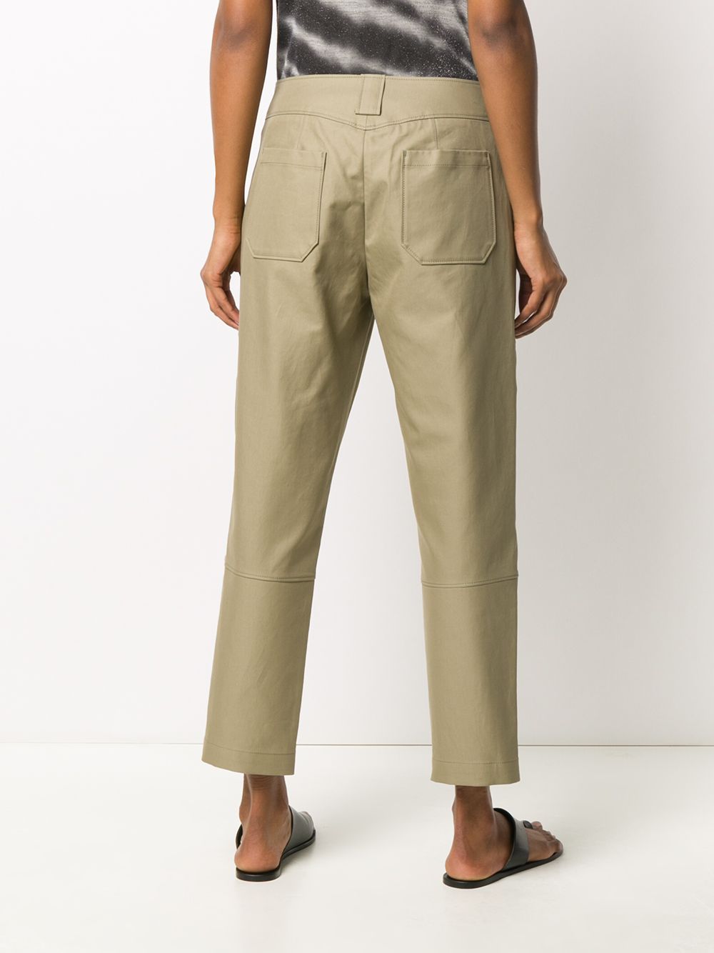 фото Yves salomon cropped cargo trousers