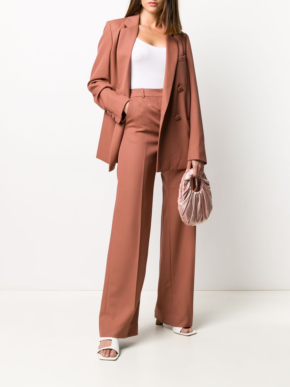 фото Yves salomon high-waisted flared trousers