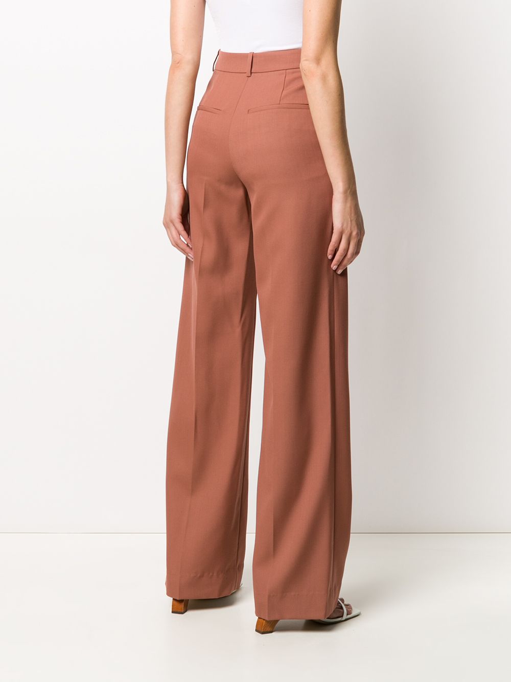 фото Yves salomon high-waisted flared trousers