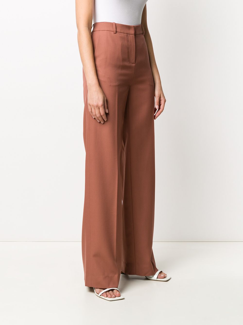 фото Yves salomon high-waisted flared trousers