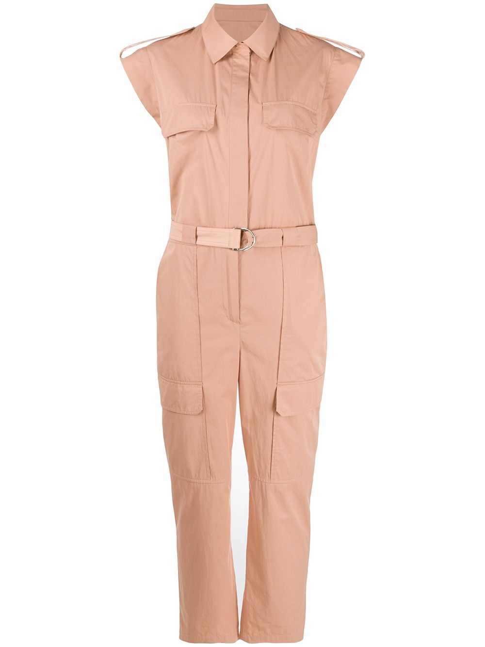 фото Yves salomon short sleeved belted jumpsuit