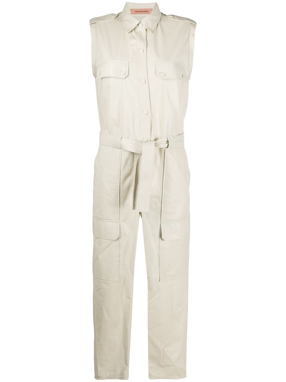 фото Yves salomon waist-tied jumpsuit