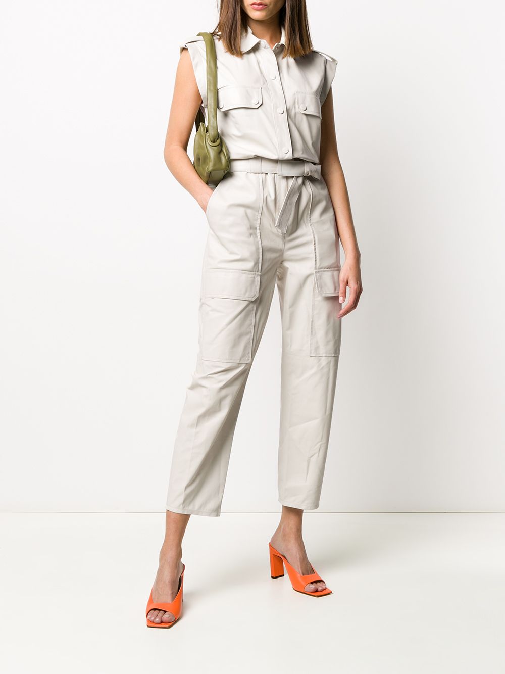 фото Yves salomon waist-tied jumpsuit