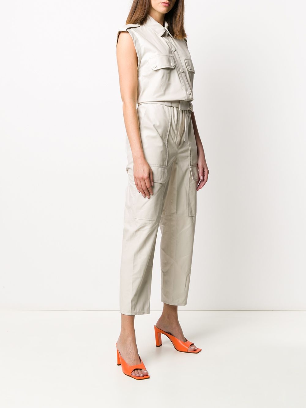 фото Yves salomon waist-tied jumpsuit