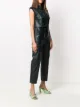 Yves Salomon waist-tied sleeveless jumpsuit