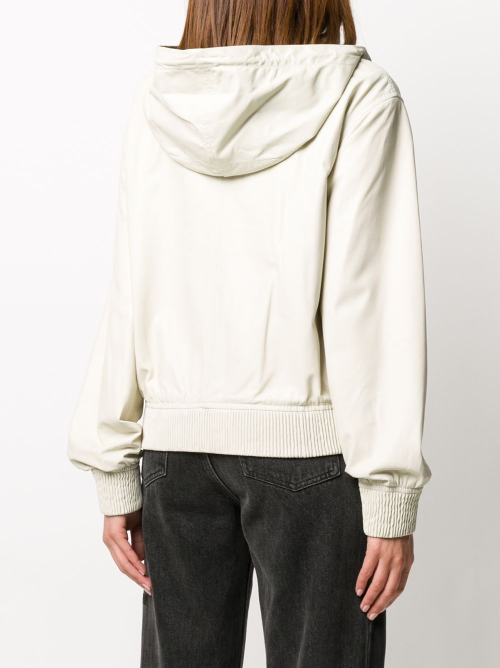 фото Yves salomon zipped drawstring jacket