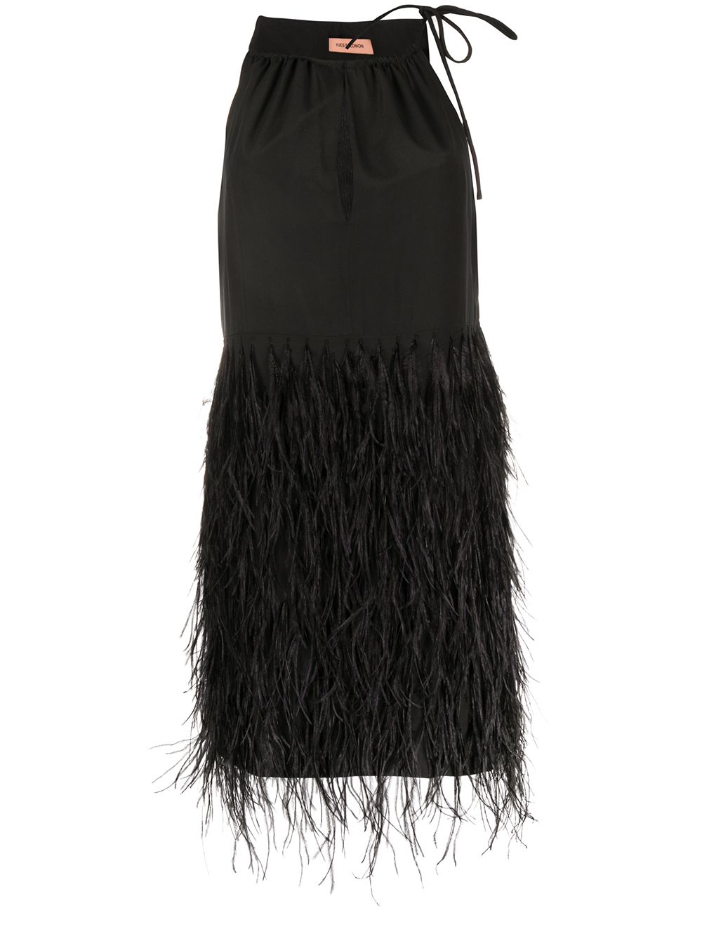 фото Yves salomon feathered mini dress