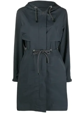raincoat with drawstring waist