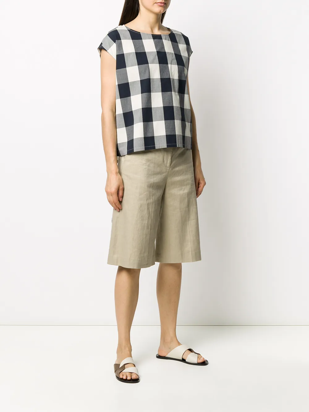 Woolrich Geruite top Blauw