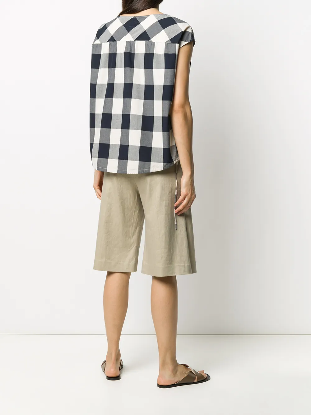 Woolrich Geruite top Blauw