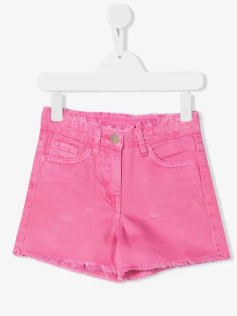 Monnalisa frayed edge denim shorts