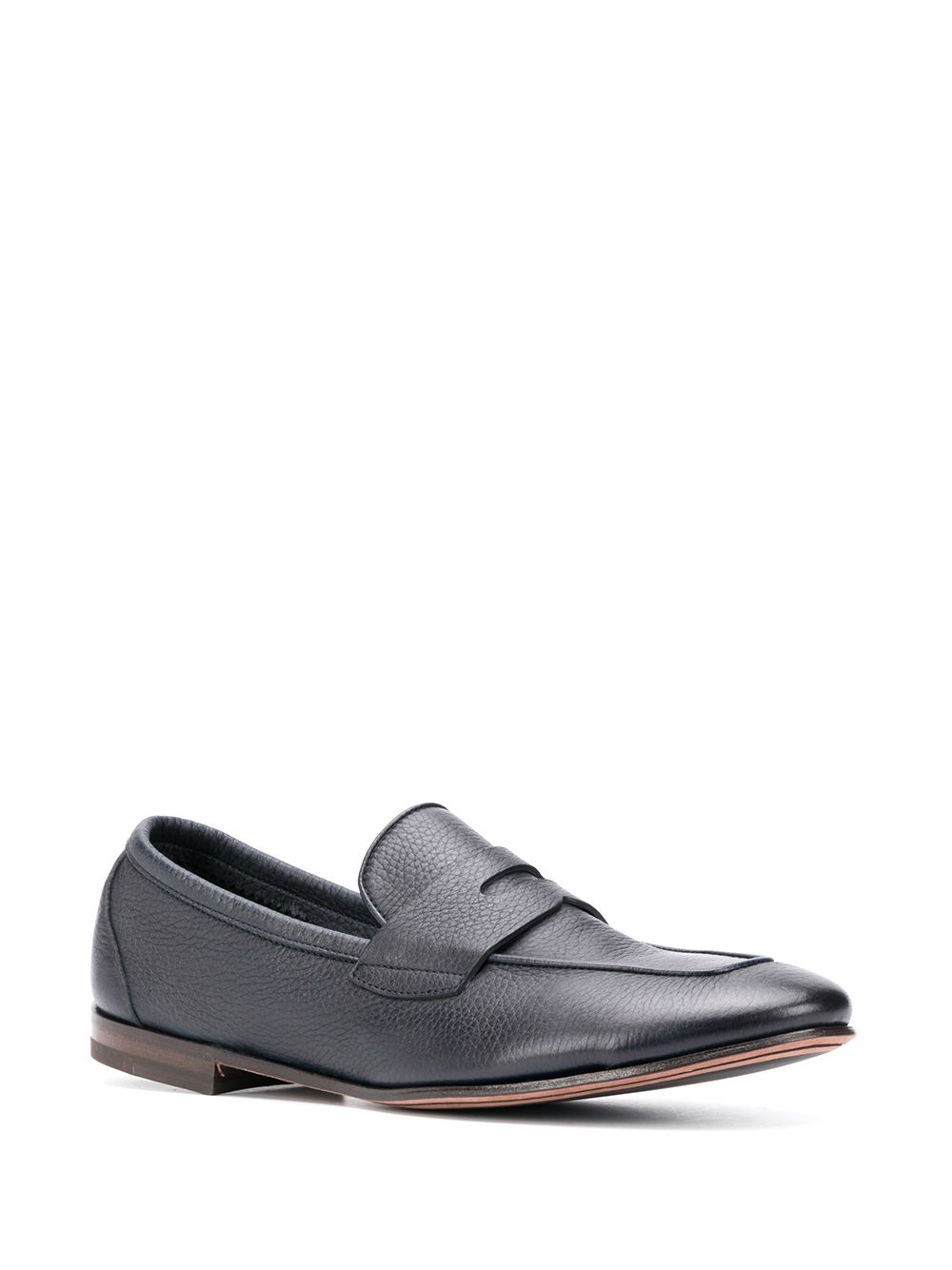 фото Henderson baracco pebbled leather loafers