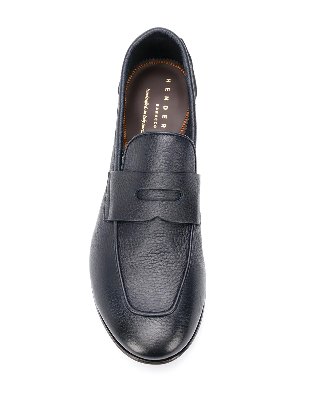 фото Henderson baracco pebbled leather loafers