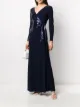 الصورة 2 من Lauren Ralph Lauren فستان مربوط مزين بالترتر