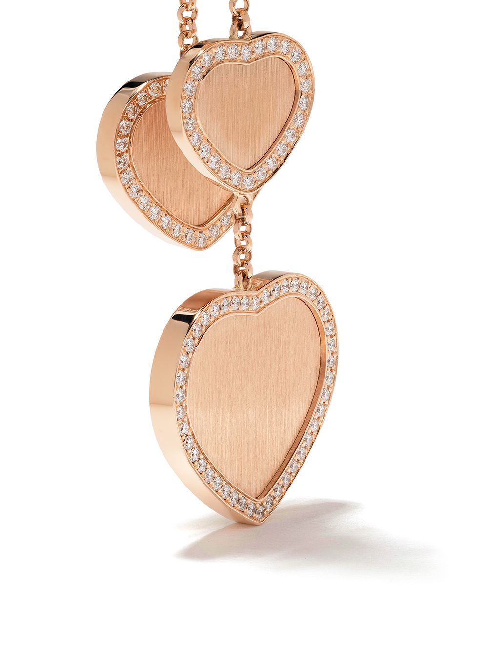 фото Chopard золотые серьги happy hearts с бриллиантами