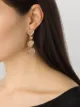 Image 2 of Chopard x 007 18kt rose gold Happy Hearts - Golden Hearts diamond drop earrings