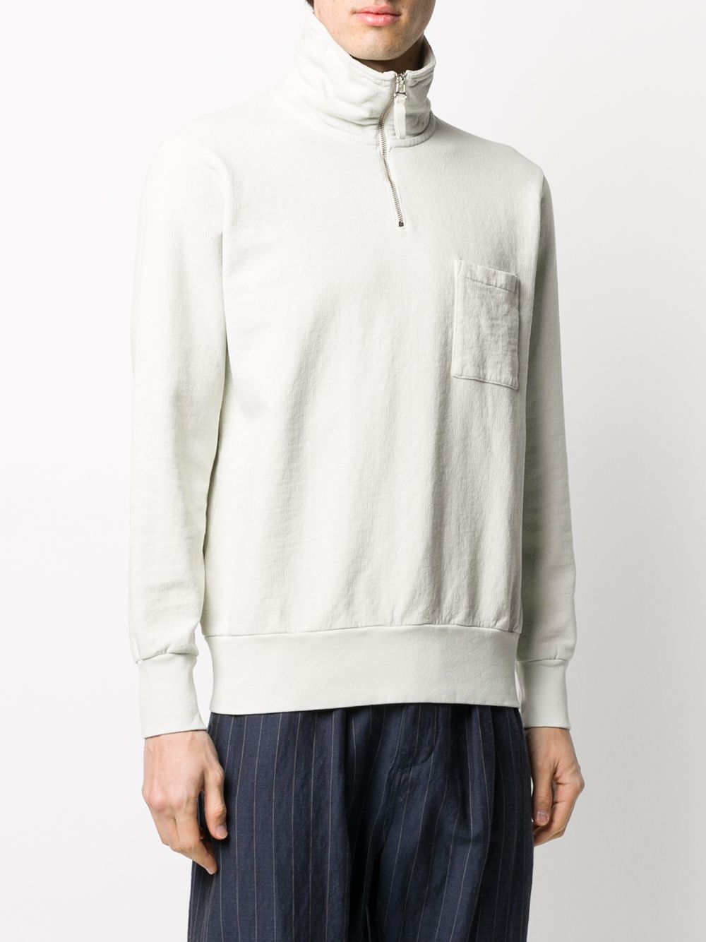 фото Universal works half-zip sweatshirt