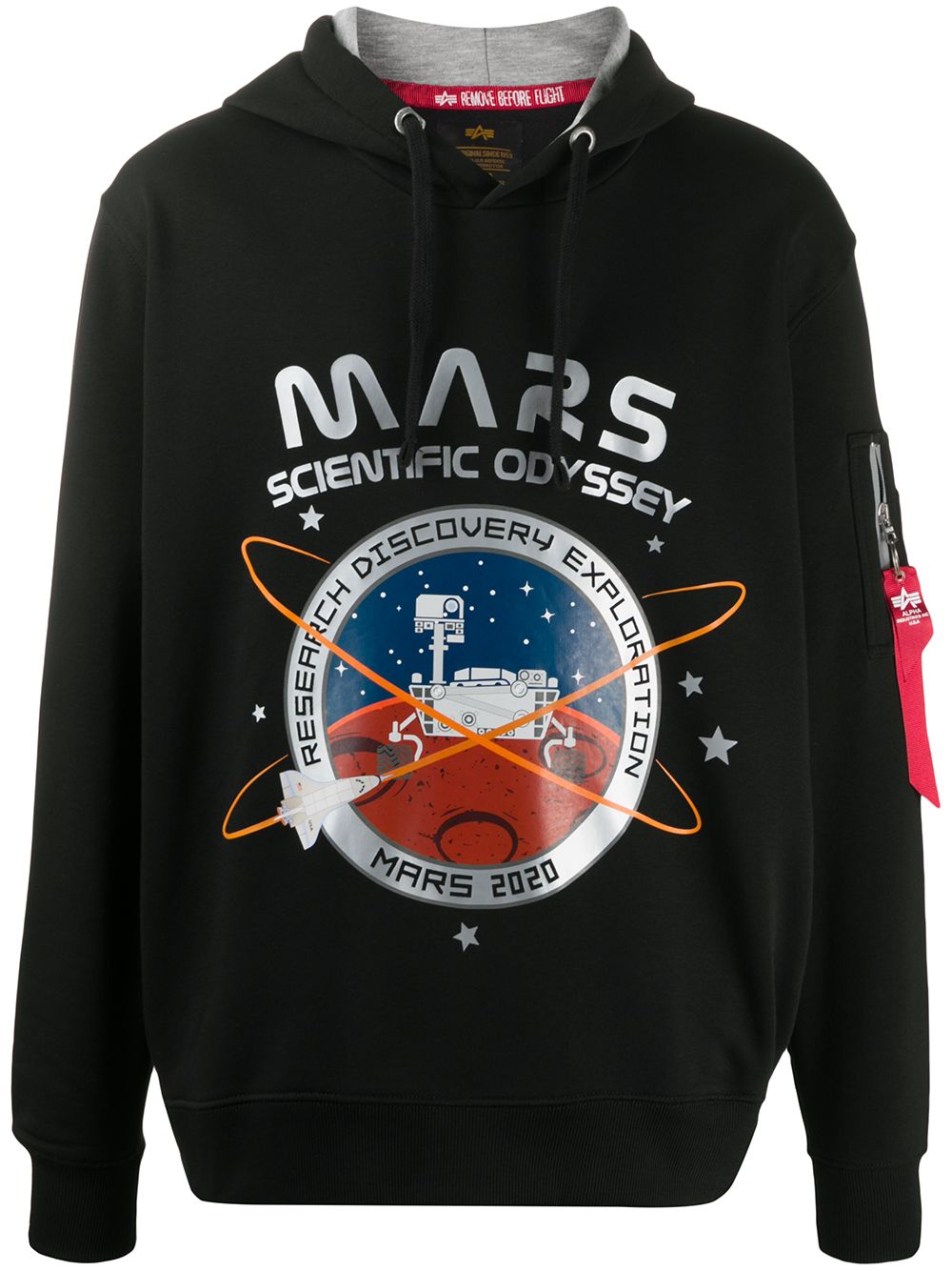 фото Alpha industries mars print hoodie