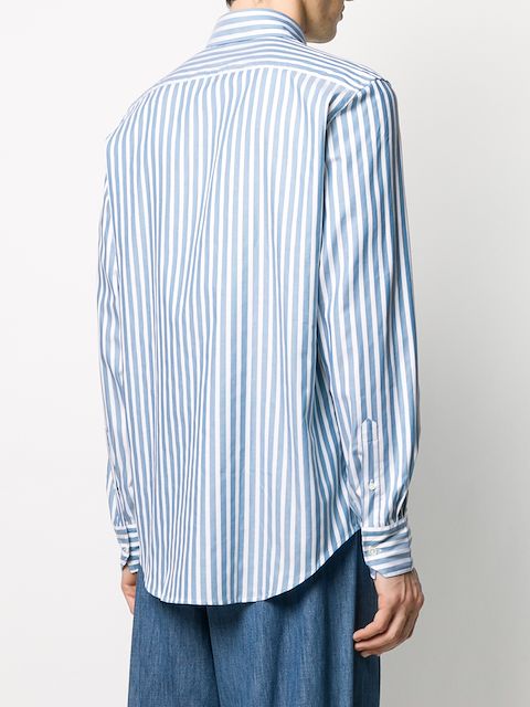 lanvin striped shirt