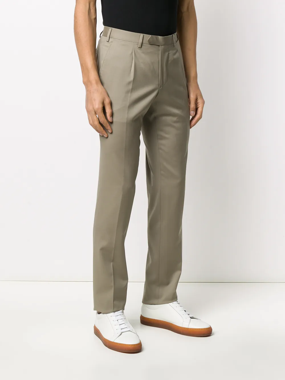 Dell'oglio Slim-fit pantalon Beige