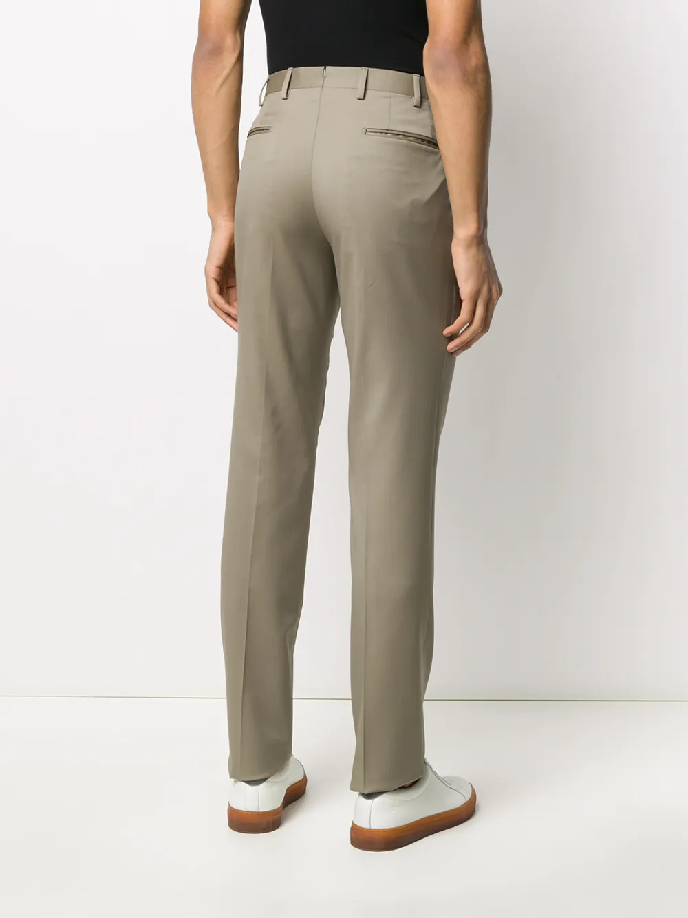 Dell'oglio Slim-fit pantalon Beige