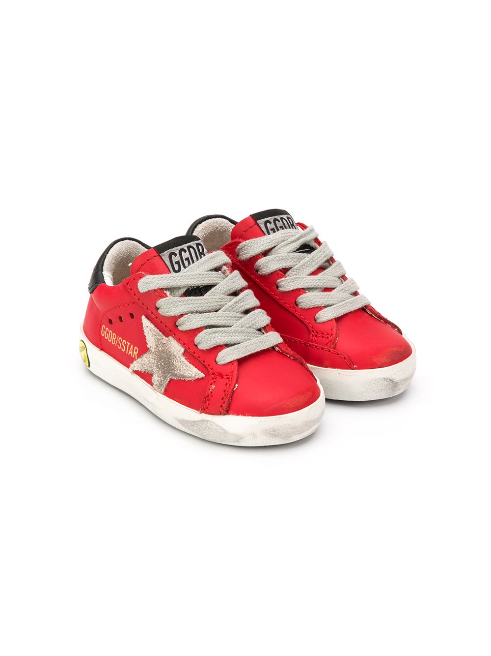 Golden Goose Kids кеды с эффектом потертости Golden Goose Kids кеды с эффектом потертости