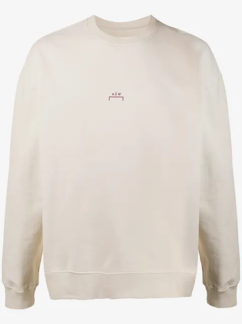 A-COLD-WALL* crew neck logo printed sweatshirt