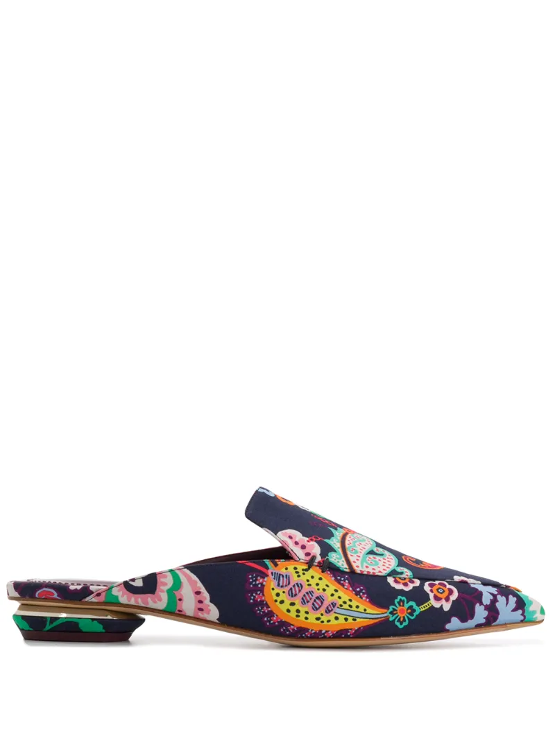 NICHOLAS KIRKWOOD BEYA SYMPHONY FLAT MULES