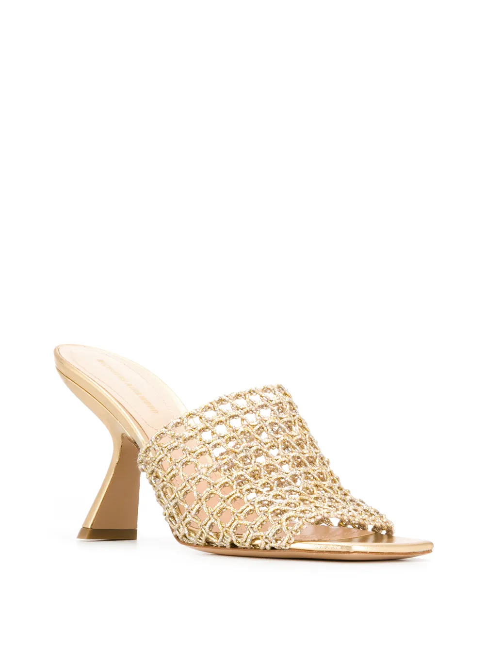 Image 2 of Nicholas Kirkwood Albá macramé 90mm mules