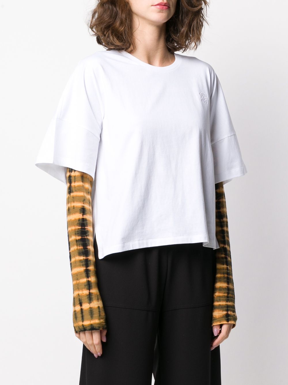 фото Loewe logo-embroidered boxy t-shirt