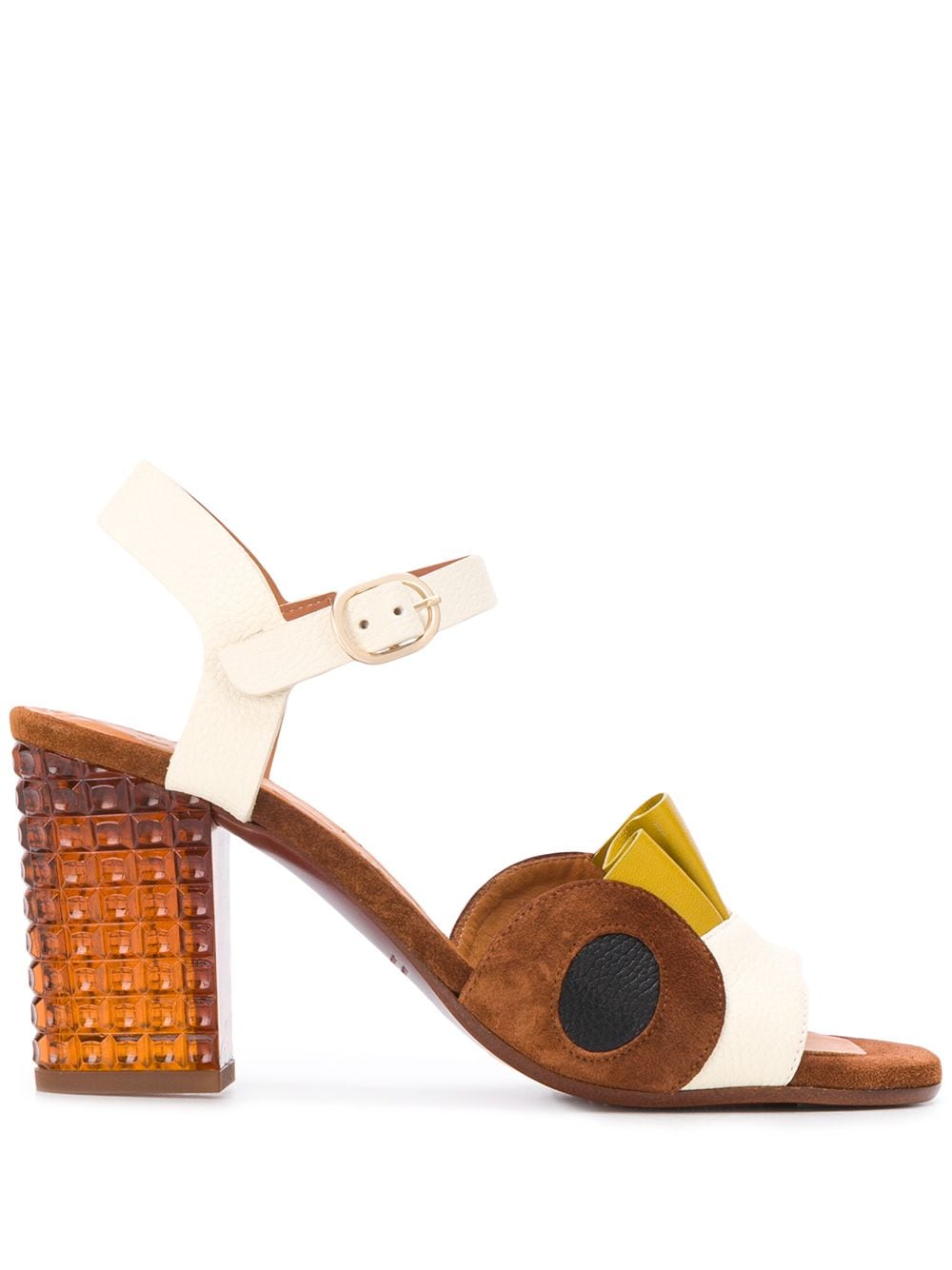 Chie Mihara Kaela Block-heel Sandals In Brown