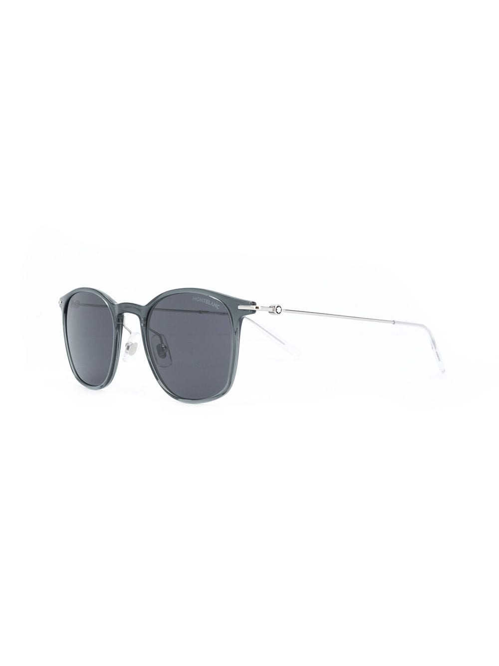 Image 2 of Montblanc polished round-frame sunglasses