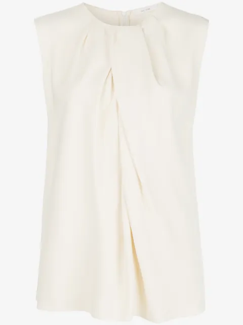 The Row sleeveless flared blouse