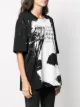 Maison Margiela تيشيرت واسع بطبعة شعار