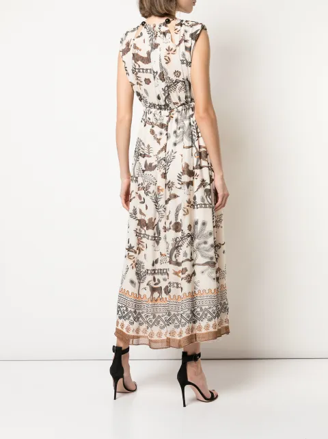 Saloni jungle-print Maxi Dress - Farfetch