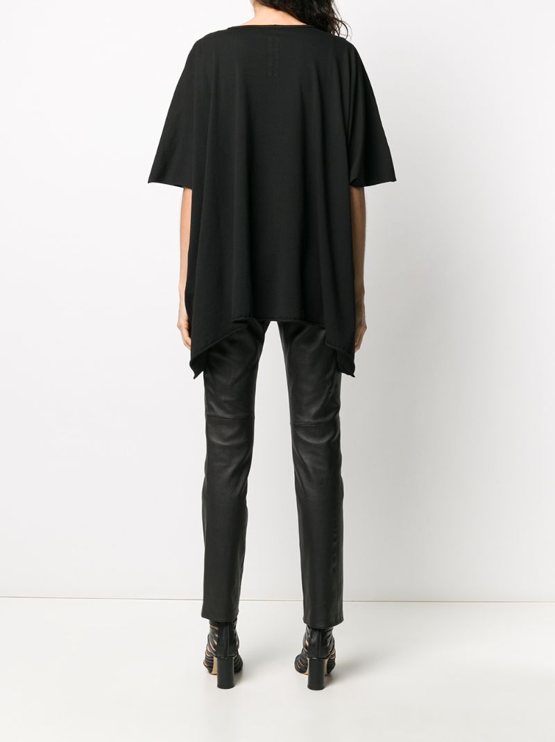 Shop Rick Owens Drkshdw Oversized Graphic Print T-shirt In Black