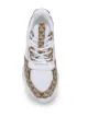Emporio Armani two-tone branded sneakers