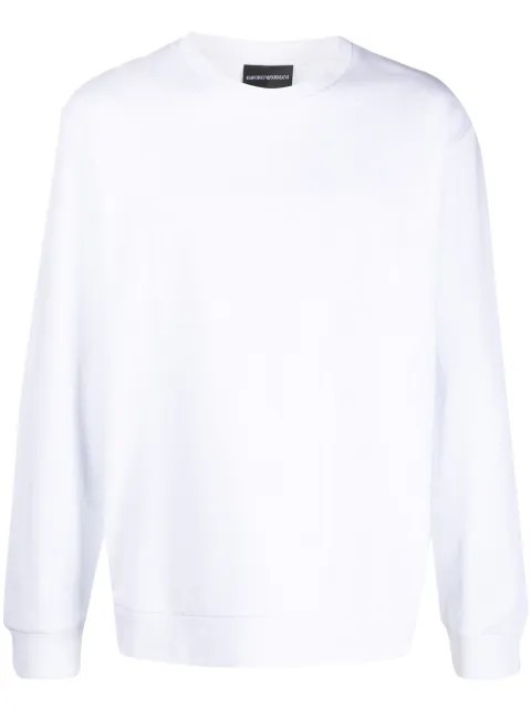 armani embossed sweatshirt