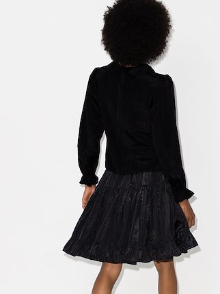 BAT RORY HI NECK L/S PUFF SLV BLOUSE BLK展示图