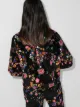 Shrimps Reeve floral print velvet jacket