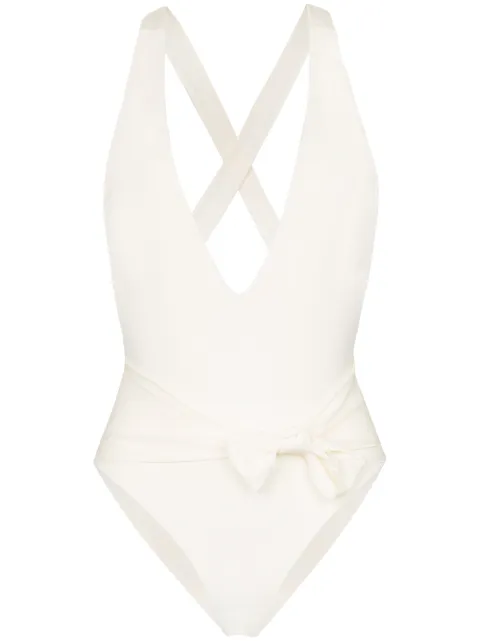 Juillet George tie-waist Swimsuit - Farfetch