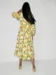 Borgo De Nor Mia lemon-print broderie anglaise dress