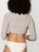 Lisa Marie Fernandez striped button-up cropped blouse