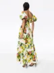 Borgo De Nor Juliette lemon-print maxi dress