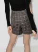 Tibi Gabe checked shorts