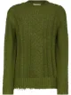 Image 1 of Tibi Nuage cable knit jumper