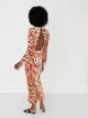 Rixo floral print open-back dress