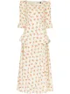 Image 1 of Rixo Quinn Garden Ditsy dress