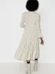 Batsheva فستان ميدي بطبقات وطبعة زهور